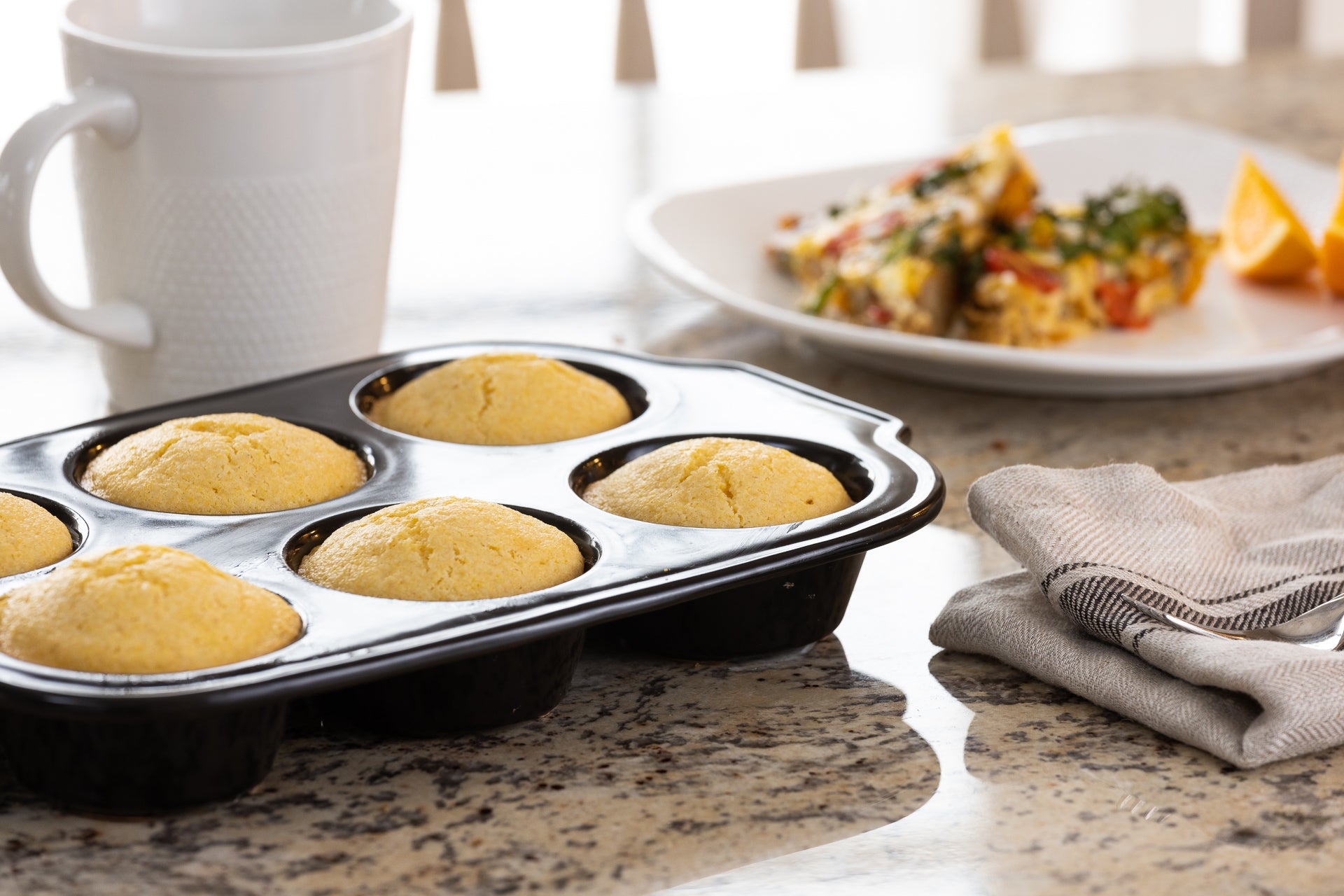 Local Honey Cornbread Muffins | Xtrema Pure Ceramic Cookware