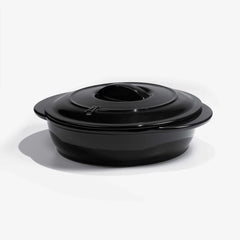 Black Xtrema pure ceramic cookware casserole dish with matching lid