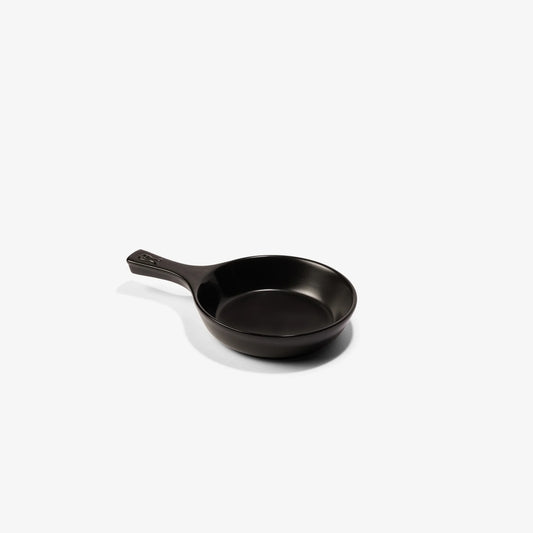 Xtrema pure ceramic skillet in matte black isolated on a white background