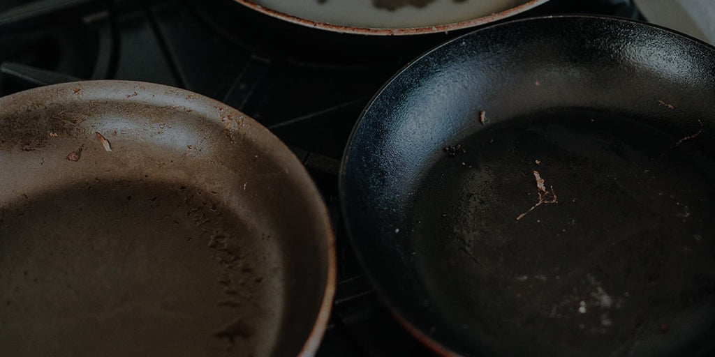 You should probably throw away your pans and replace them with