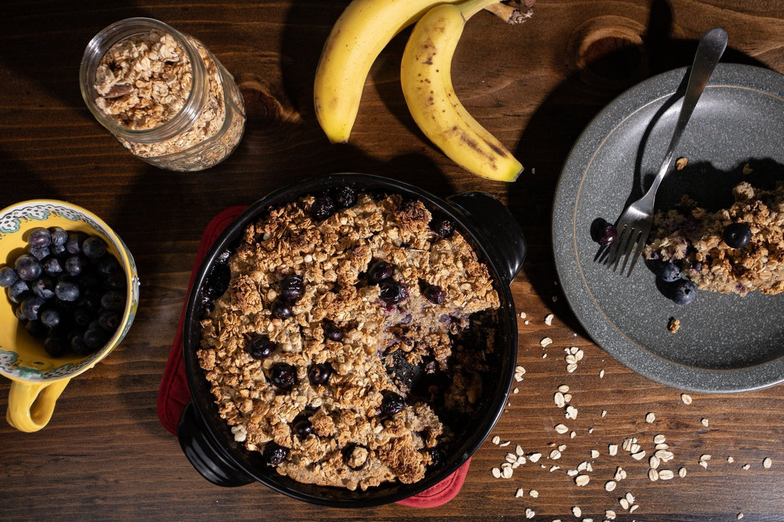 Blueberry Banana Bake
