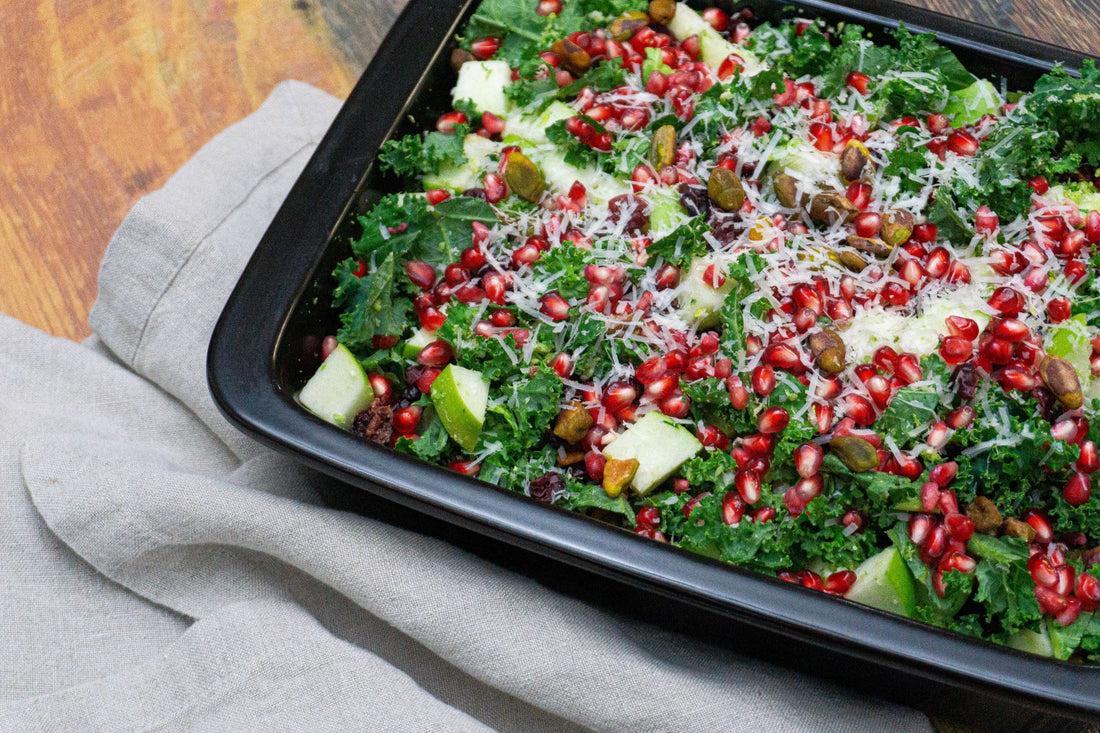 Shaved Brussel Sprout and Kale Crunch Salad