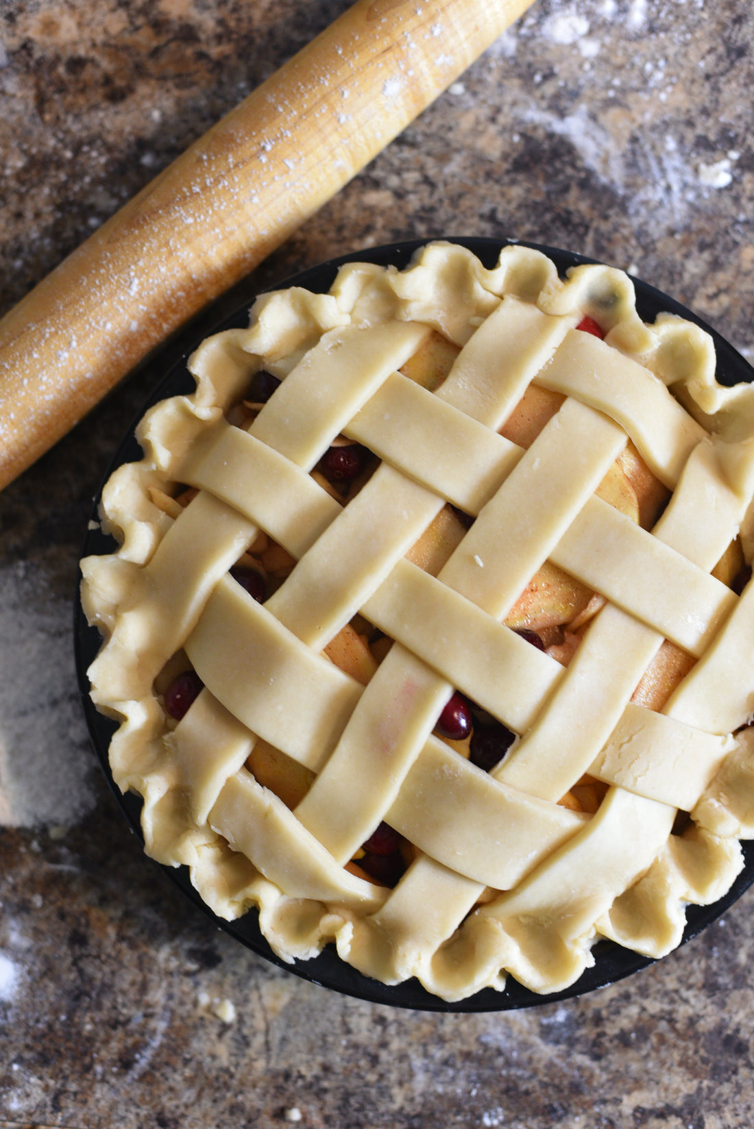 Apple Cranberry Pie