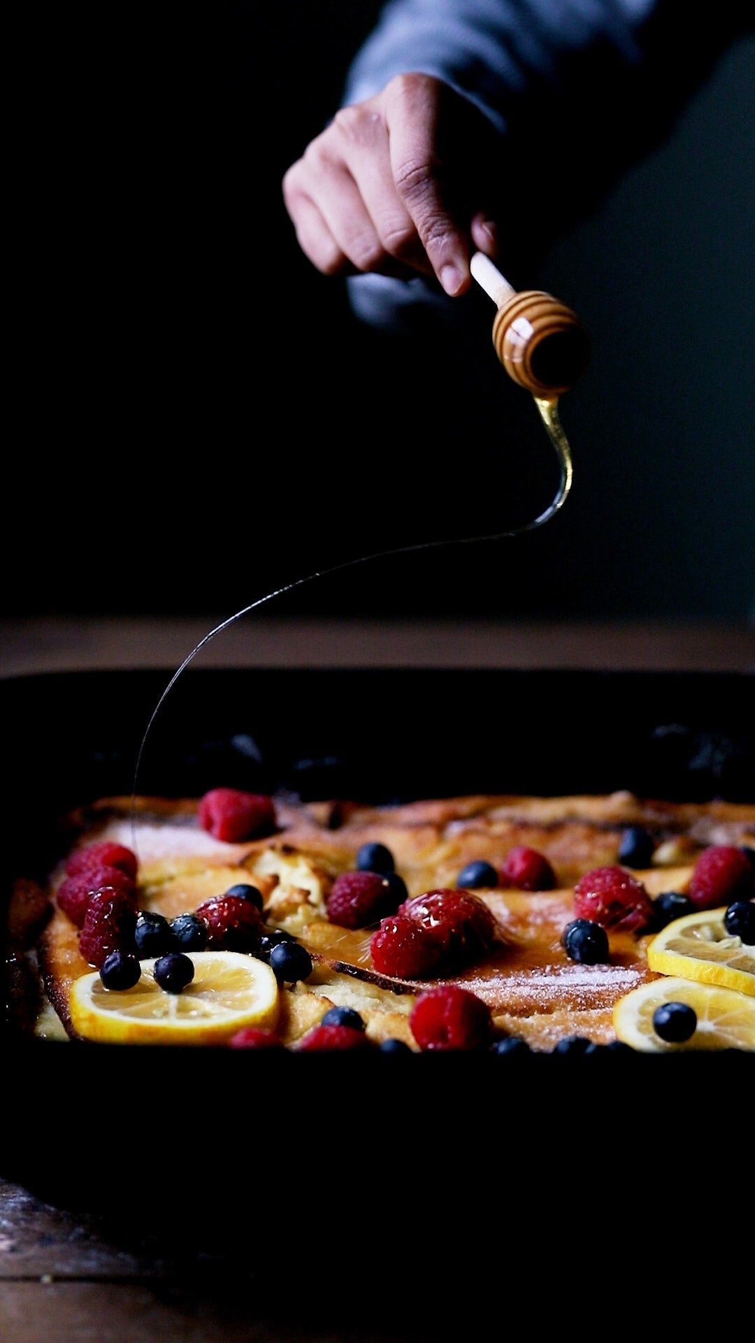 Dutch Baby Pancake with Fresh Berries