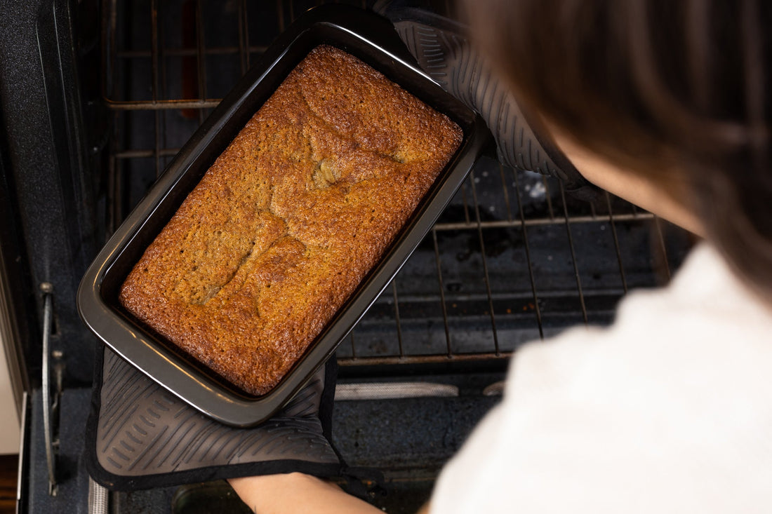 Maple Bourbon Infused Banana Bread