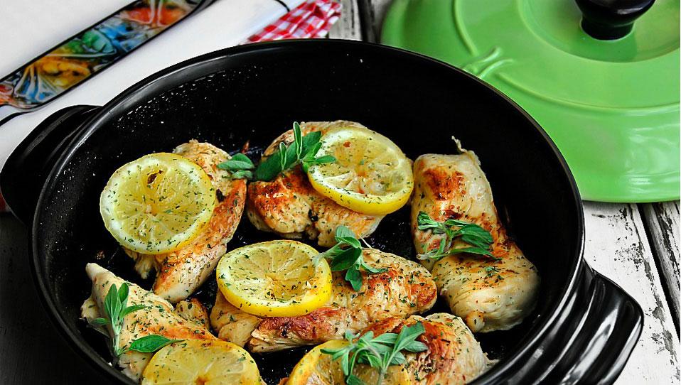 Greek Chicken with Meyer Lemon