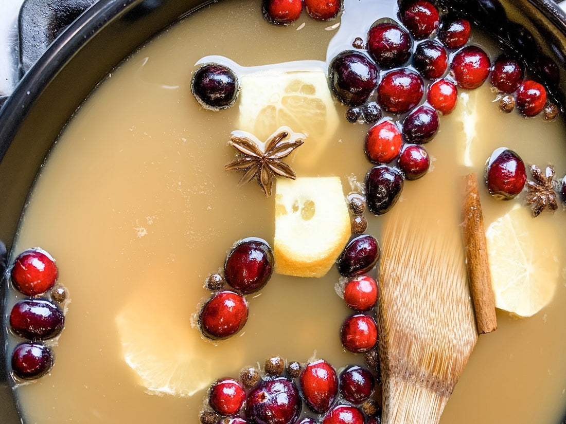 Healthy Hot Mulled Apple Cider with No Sugar Added