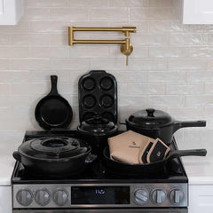 holiday kitchen collection - skillets, saucepans, saute pans, muffin, accessories