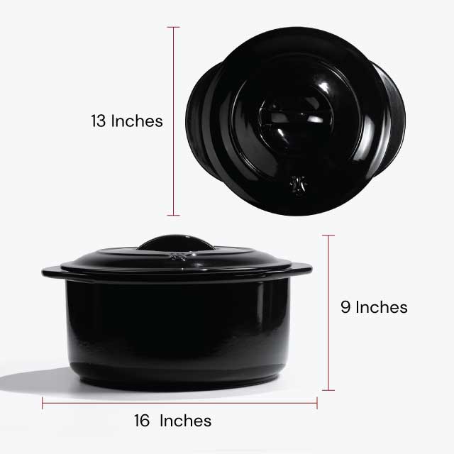 Ceramic 10-Quart Round Dutch Oven | Xtrema Cookware | Xtrema