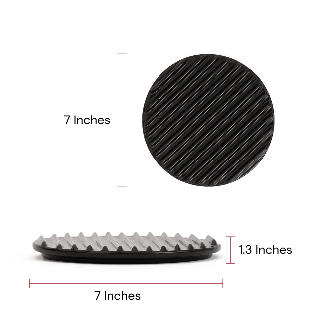 7 Inch Ceramic Round Roasting Tray Xtrema Cookware Xtrema Pure Ceramic Cookware
