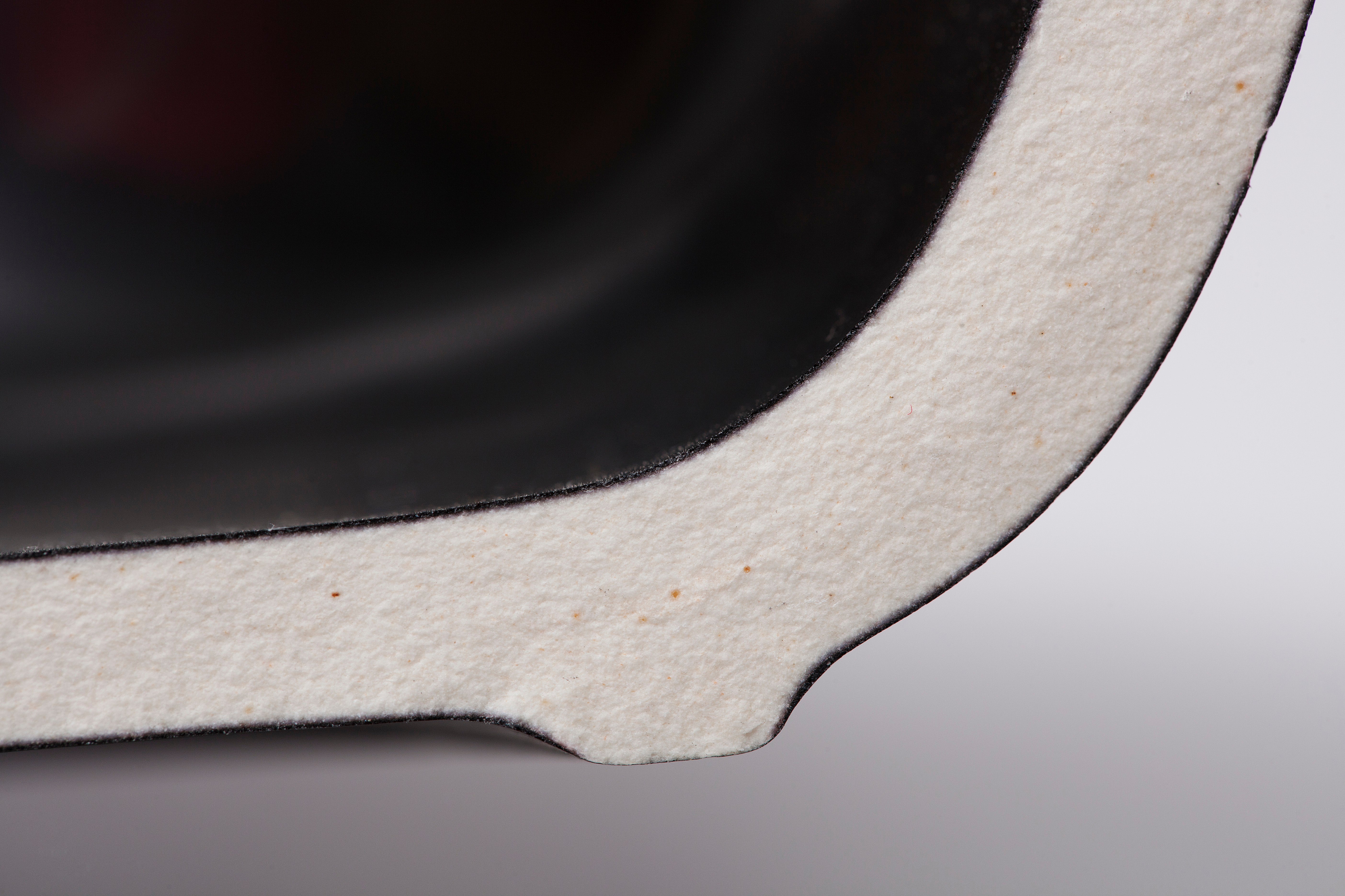 close detail show of ceramic material